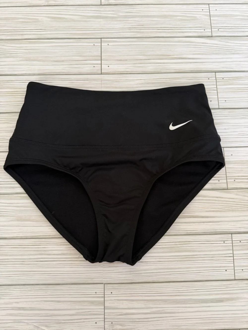 Nike | Black High-Waisted Swim Bottoms - Size XS